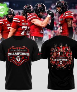 TEXAS TECH RED RAIDERS ARE BIG 12 CHAMPIONS! 2025🏆 Black Tshirt