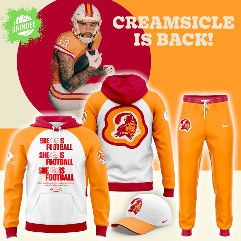 Tampa Bay Buccaneers Back to Creamsicle 2025 Hoodie Tampa Bay Buccaneers Back to Creamsicle 2025 Hoodie