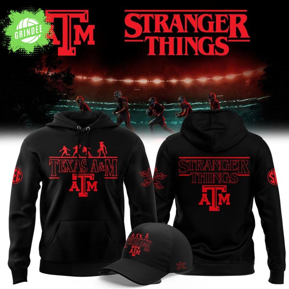 Texas A&M x Stranger Things 2025 Special Hoodie Texas A&M x Stranger Things 2025 Special Hoodie