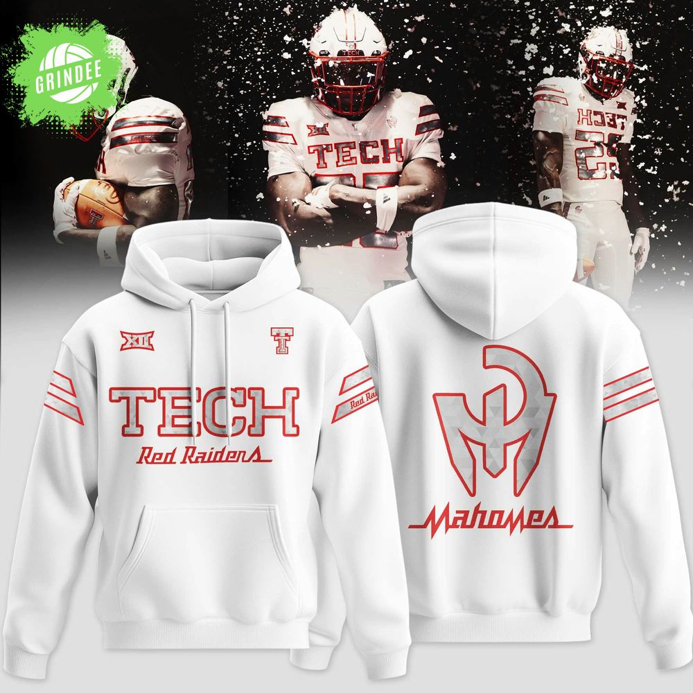 Texas Tech 2025 Mahomes “Galvanized Iced” Limited Hoodie Texas Tech 2025 Mahomes “Galvanized Iced” Limited Hoodie