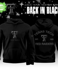 Texas Tech Red Raiders Back In Black 2025 Special Edition Hoodie
