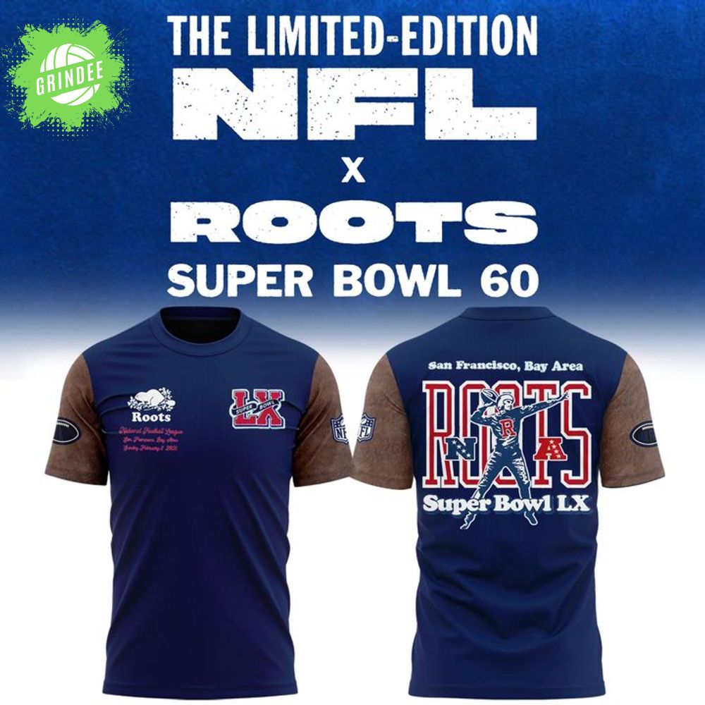 The NFL Canada x Roots collection 2025 New T-shirt The NFL Canada x Roots collection 2025 New T-shirt