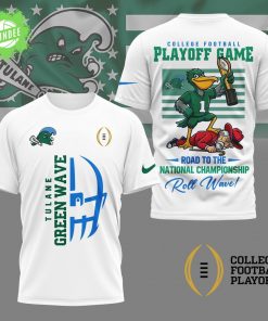 Tulane Green Wave | Premium NCAA College Football Playoff Game 3D Shirt