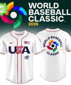 USA Baseball 2026 World Baseball Classic Uniform -White