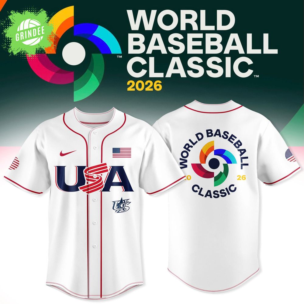 USA Baseball 2026 World Baseball Classic Uniform -White USA Baseball 2026 World Baseball Classic Uniform -White