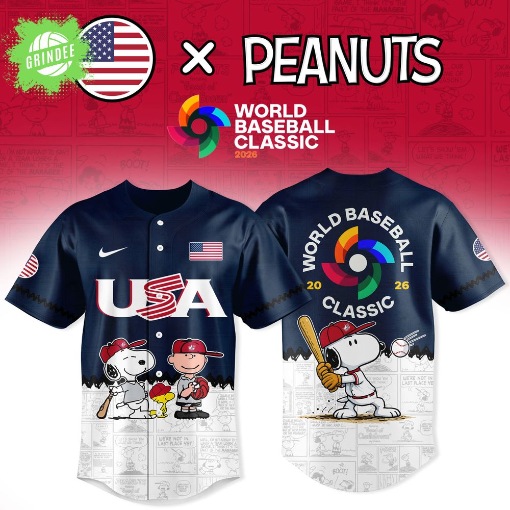 USA Baseball x Peanut 2026 World Baseball Jersey USA Baseball x Peanut 2026 World Baseball Jersey