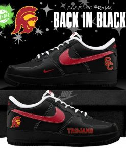 USC Trojans Back In Black 2025 Special Edition AF1 Sneakers