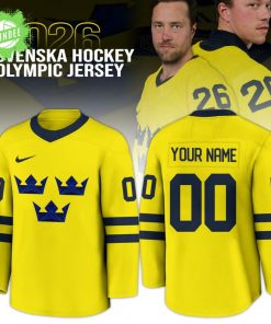 Unisex Sweden Olympic 2026 National Ice Hockey Team Jersey
