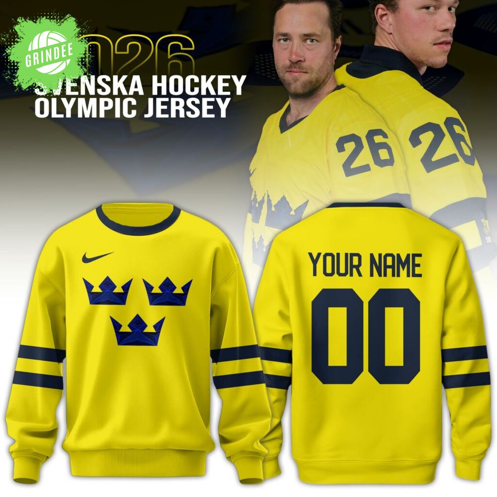 Unisex Sweden Olympic 2026 National Ice Hockey Team Sweatshirt Unisex Sweden Olympic 2026 National Ice Hockey Team Sweatshirt