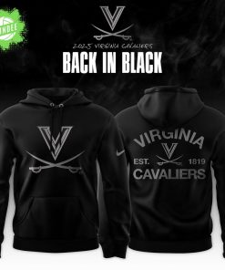 Virginia Cavaliers ‘Back in Black’ 2025 Special Edition Hoodie
