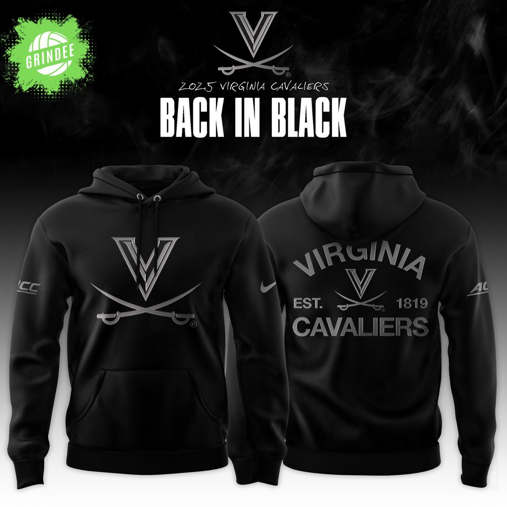 Virginia Cavaliers ‘Back in Black’ 2025 Special Edition Hoodie Virginia Cavaliers ‘Back in Black’ 2025 Special Edition Hoodie
