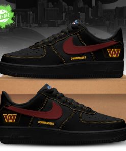 Washington Commanders Back In Black Special Edition AF1 Sneakers