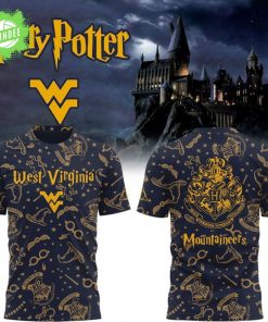 West Virginia Mountaineers x Harry Potter Hogwarts T-Shirt