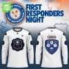 W Jets First Responders Night 2026 Blue Hockey Jersey Custom Name, Number