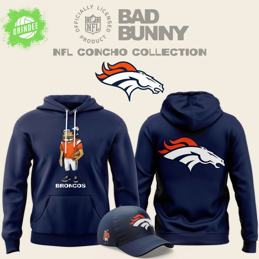 Bad Bunny x Denver Broncos Concho Hoodie Bad Bunny x Denver Broncos Concho Hoodie