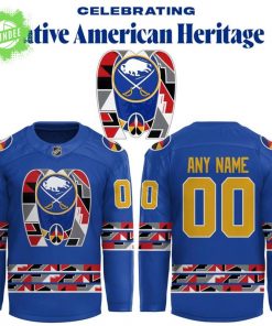 Buffalo Sabres 2025 Native American Heritage Jersey – Blue