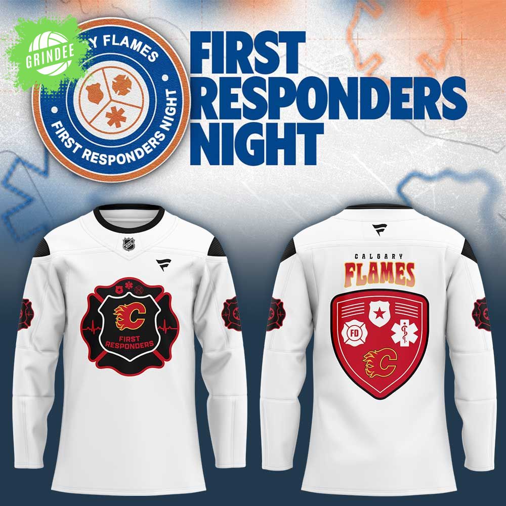C Flames First Responders Night 2026 Hockey Jersey C Flames First Responders Night 2026 Hockey Jersey