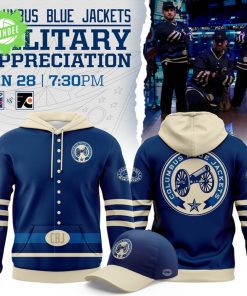 Columbus Blue Jackets 2026 Military Appreciation Night Hoodie