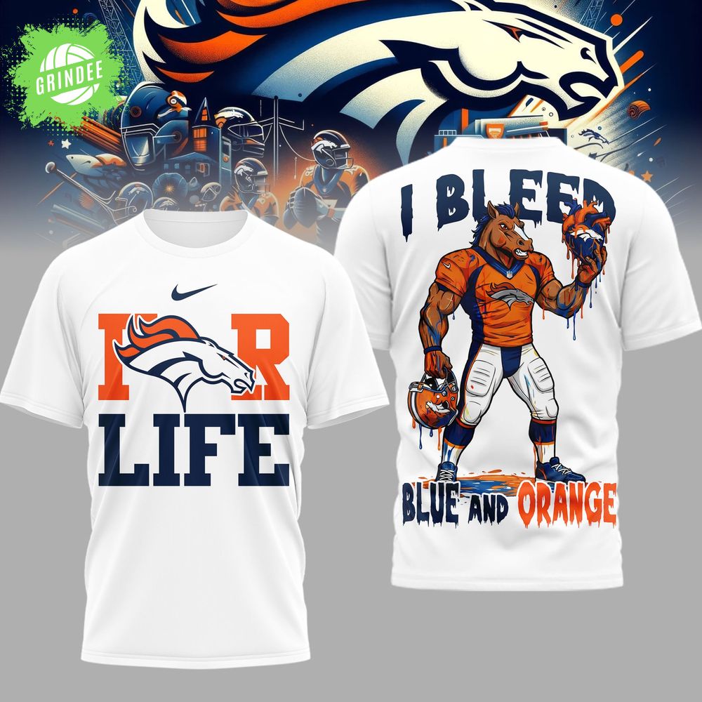Denver Broncos | Premium NFL Built on Loyalty 3D Shirt Denver Broncos | Premium NFL Built on Loyalty 3D Shirt