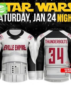 Evansville Thunderbolts 2026 Star Wars Night Jersey