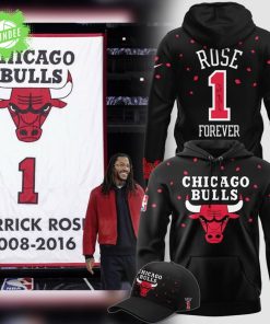 Exclusive SIGNED D-Rose Hoodie Chicago Bulls – Black