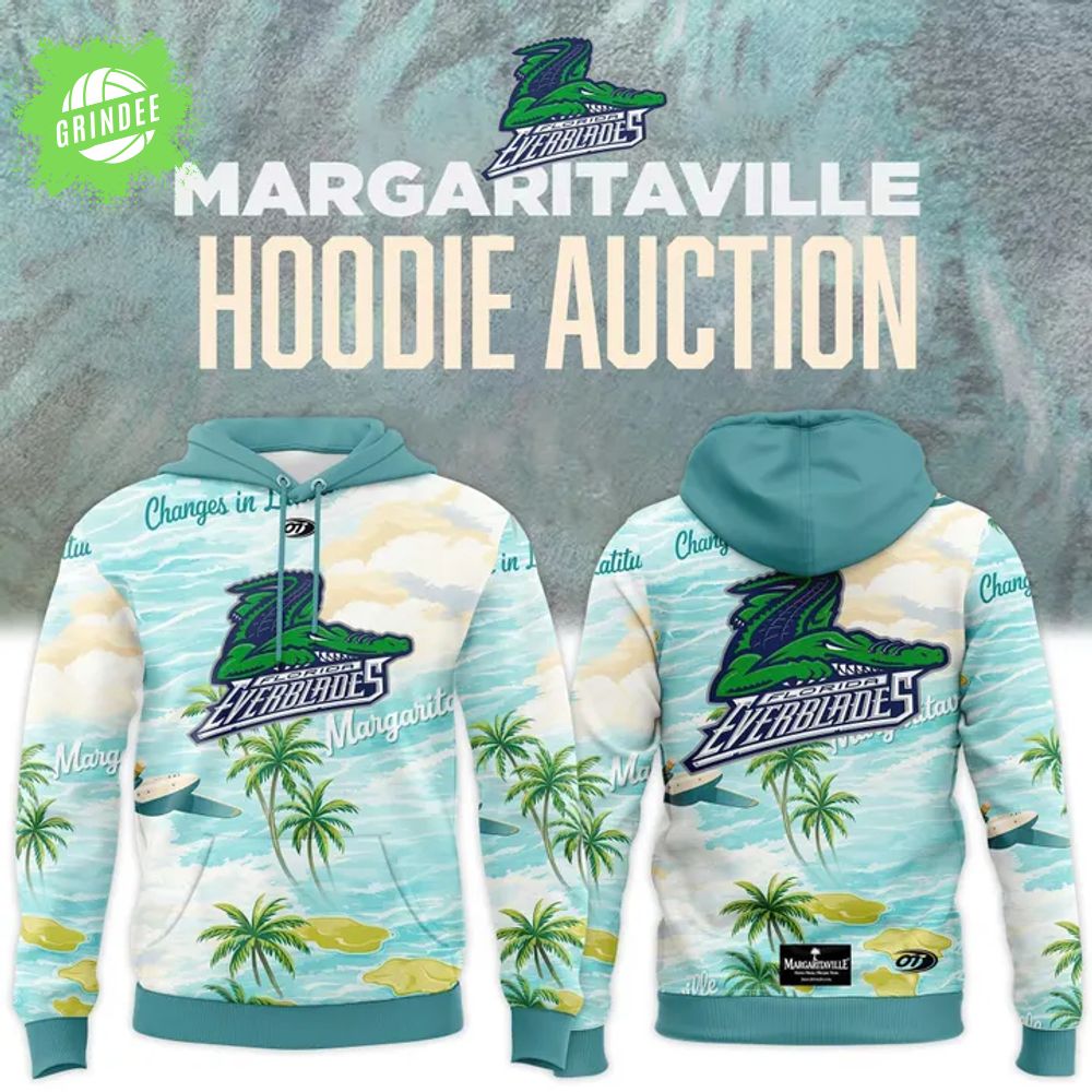 Florida Everblades Margaritaville Night Hoodie 2026 Florida Everblades Margaritaville Night Hoodie 2026