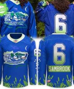 Florida Everblades x Jordan Sambrook’s Home 239 Jersey