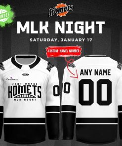 Fort Wayne Komets 2026 MLK Night Specialty Jersey