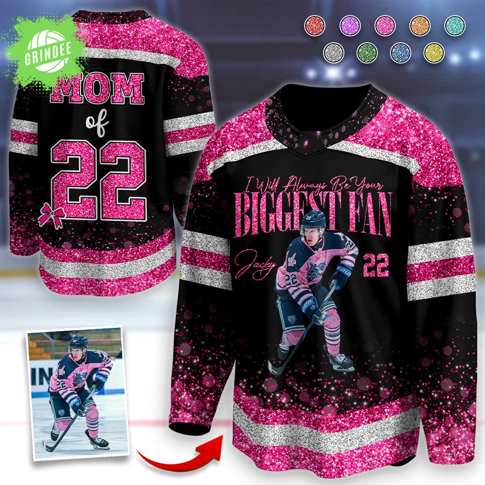 I'll Always Be Your Biggest Fan - Personalized Ice Hockey Shirt Custom Nickname Mom Grandma Hockey Family I'll Always Be Your Biggest Fan - Personalized Ice Hockey Shirt Custom Nickname Mom Grandma Hockey Family