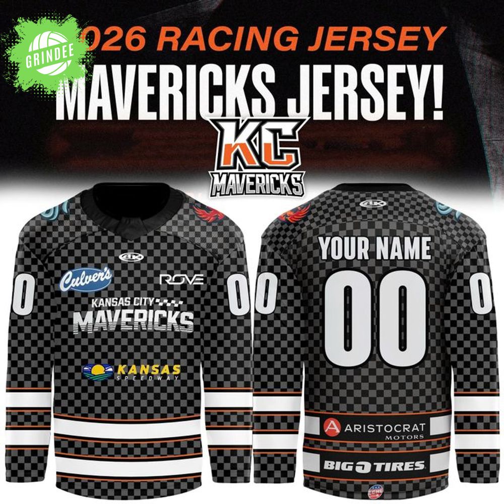 Limited edition Kansas City Mavericks 2026 Racing Jersey Limited edition Kansas City Mavericks 2026 Racing Jersey