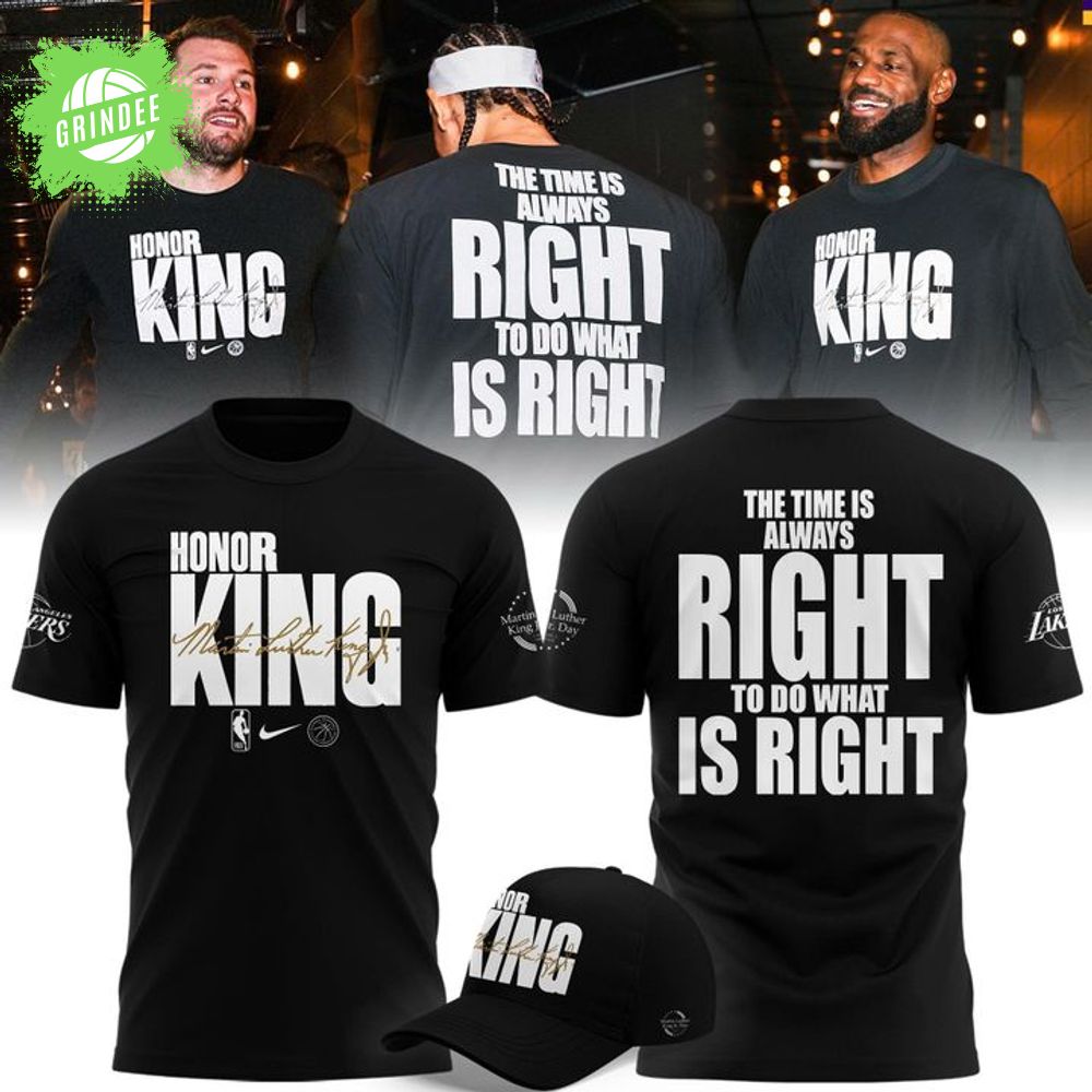 Limited edition T-Shirt Los Angeles Lakers Honoring MLK for fans Limited edition T-Shirt Los Angeles Lakers Honoring MLK for fans