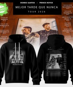Mejor Tarde Que Nunca US & UK Tour Merch Hoodie