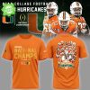 Miami Hurricanes – National Champions Limited Edition Green T.shirt