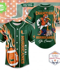Miami Hurricanes | Premium NCAA 2026 Fiesta Bowl Champions Jersey Shirt