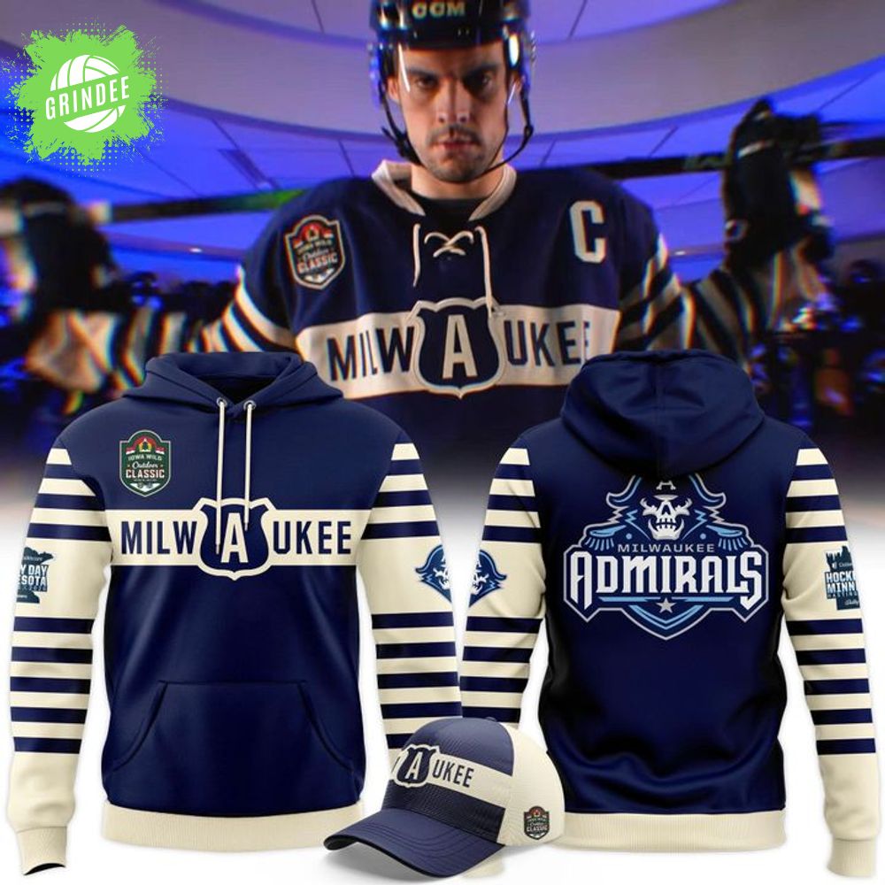Milwaukee Admirals x Iowa Wild Outdoor Classic Hoodie Milwaukee Admirals x Iowa Wild Outdoor Classic Hoodie
