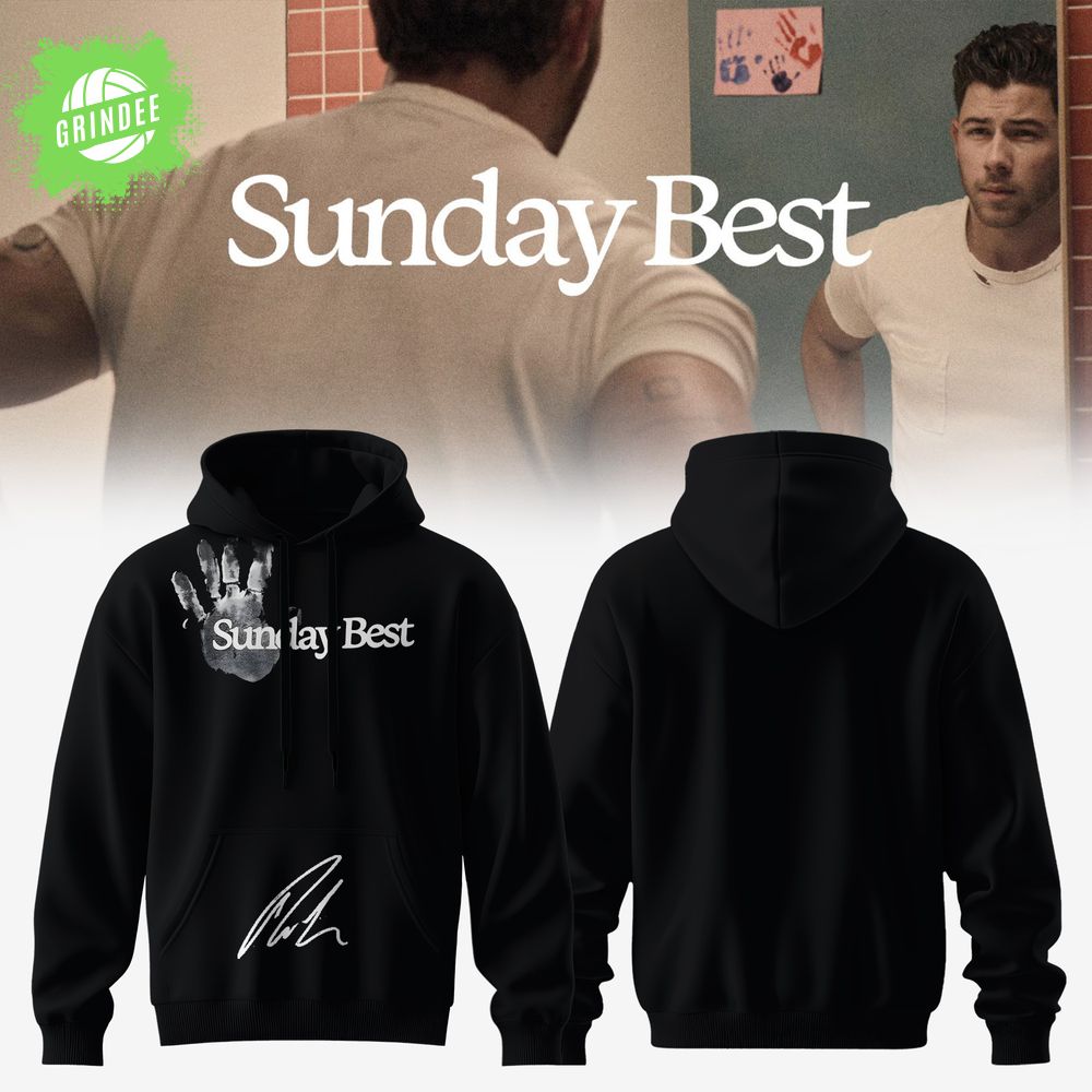 N. Jonas “Sunday Best” Handprinted Hoodie N. Jonas “Sunday Best” Handprinted Hoodie