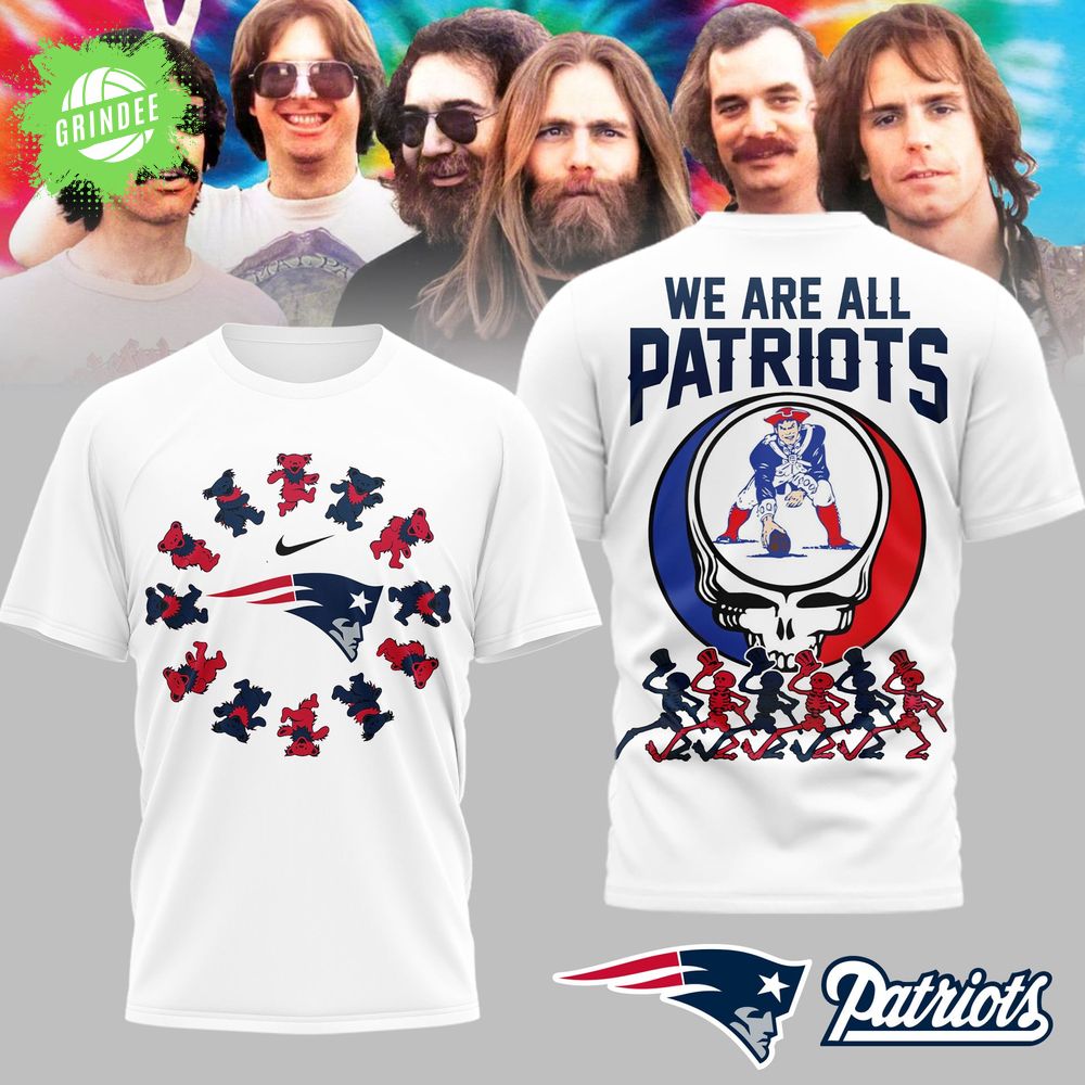 New England Patriots | Premium NFL We Are All Patriots 3D Shirt New England Patriots | Premium NFL We Are All Patriots 3D Shirt