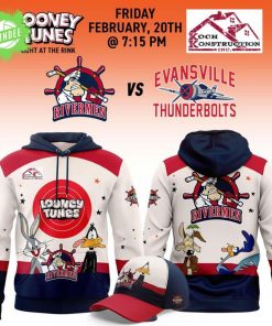 Official Peoria Rivermen Looney Tunes Hoodie(Updated Version)