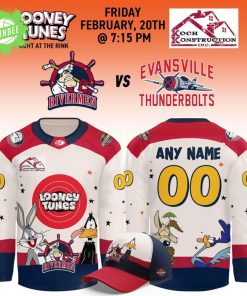 Official Peoria Rivermen Looney Tunes Jersey(Updated Version)