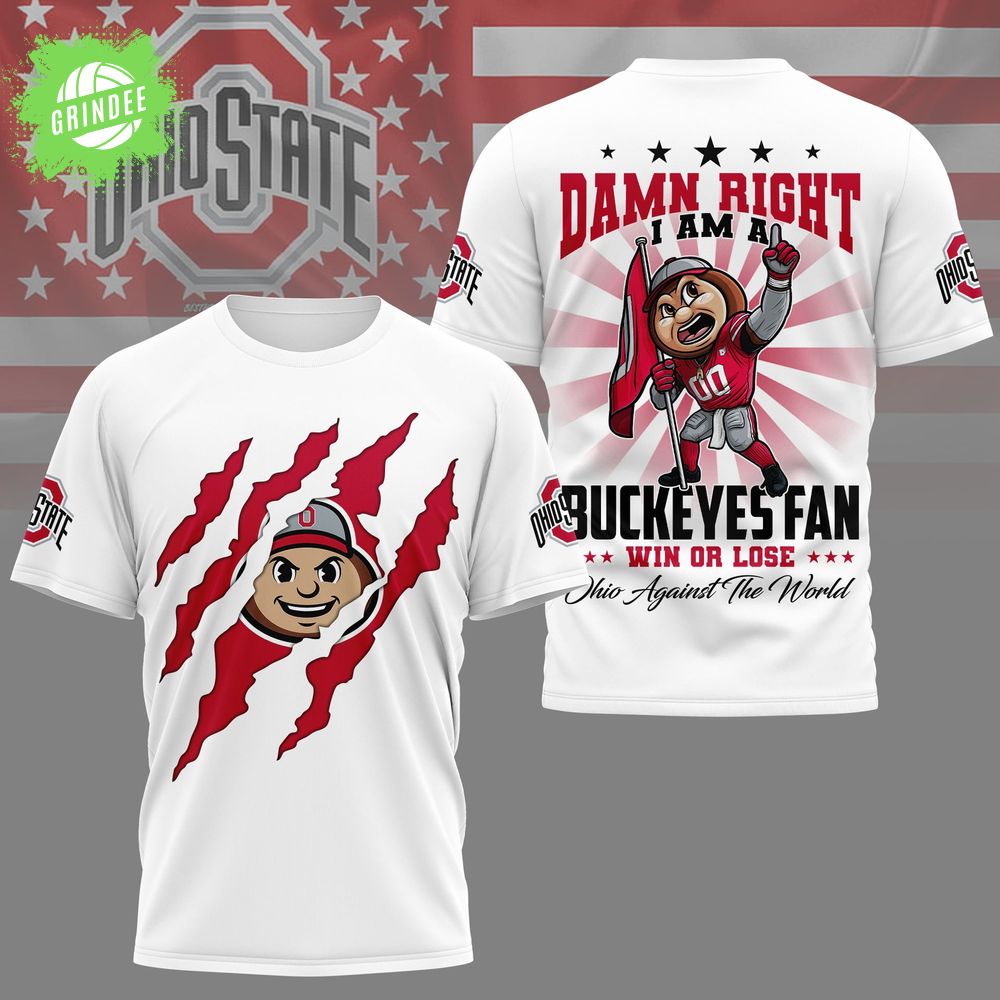 Ohio State Buckeyes | Premium NCAA Go Bucks 3D Shirt Ohio State Buckeyes | Premium NCAA Go Bucks 3D Shirt