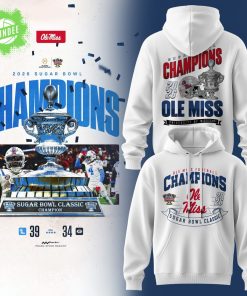Ole Miss Sugar Bowl Champions 2026 Hoodie