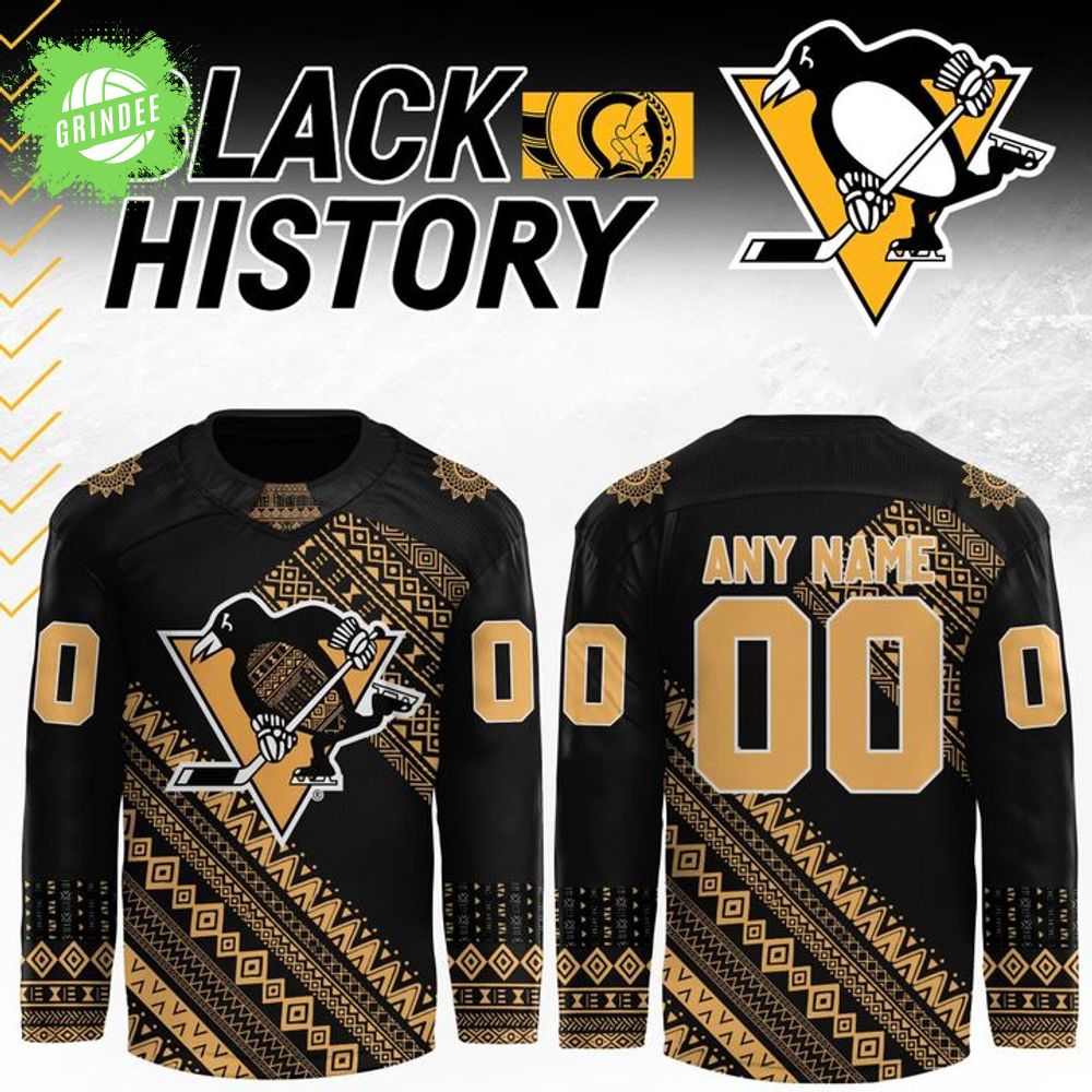 Pittsburgh Penguins 2026 Black History Month Special Hockey Jersey Pittsburgh Penguins 2026 Black History Month Special Hockey Jersey