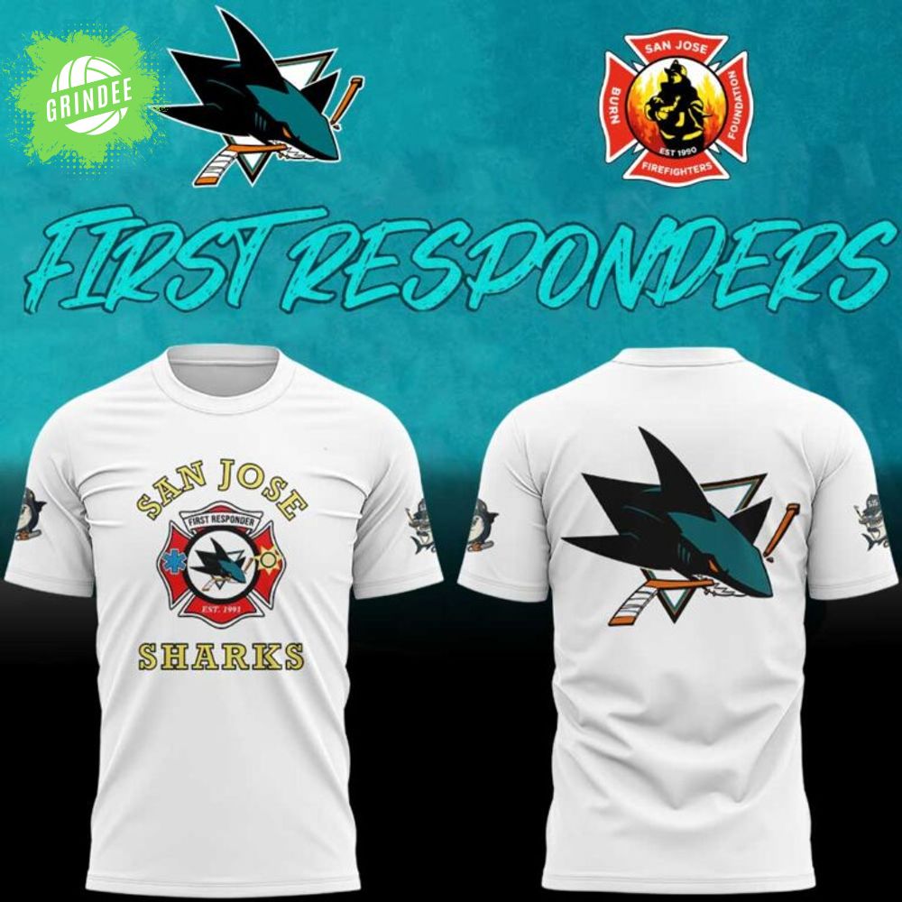 SJ Sharks FIRST RESPONDERS Combo Shirt SJ Sharks FIRST RESPONDERS Combo Shirt