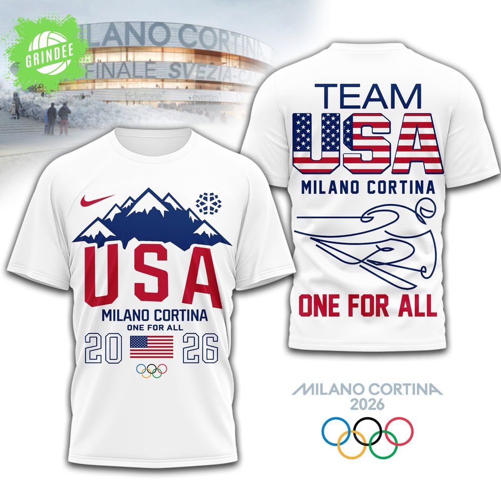 Team USA | Premium Milano Cortina Olympics 2026 3D Shirt Team USA | Premium Milano Cortina Olympics 2026 3D Shirt