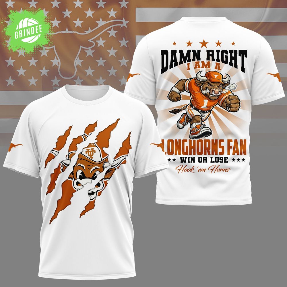 Texas Longhorns | Premium NCAA Forever Fan 3D Shirt Texas Longhorns | Premium NCAA Forever Fan 3D Shirt
