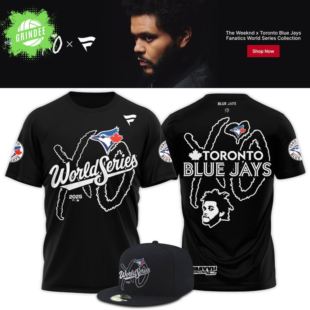 Toronto Blue Jays x The Weeknd Fanatics Royal 2025 World Series Legacy Fleece Tee Toronto Blue Jays x The Weeknd Fanatics Royal 2025 World Series Legacy Fleece Tee