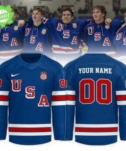 USA National Olympic Hockey Jersey 2026 Customizable Name and Number